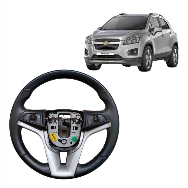 Volante Direção Gm Tracker 2013 2014 2015 2016 Com Comando