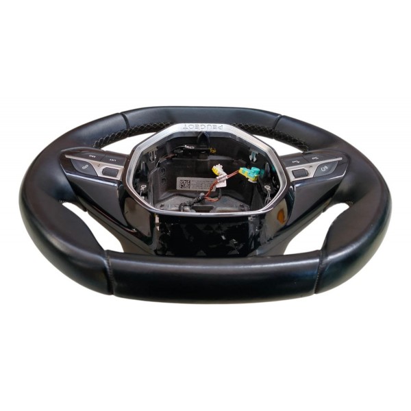 Volante Direção Peugeot 3008 2018 2019 2020 Com Comandos