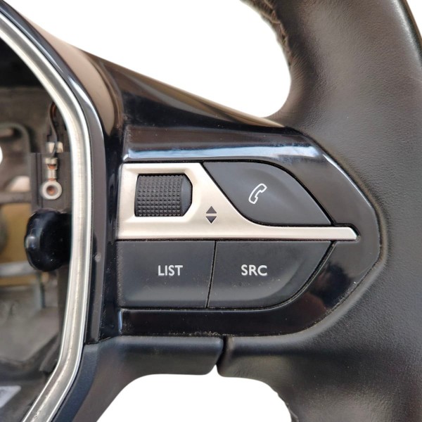 Volante Direção Peugeot 3008 2018 2019 2020 Com Comandos