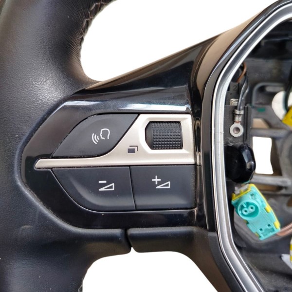 Volante Direção Peugeot 3008 2018 2019 2020 Com Comandos
