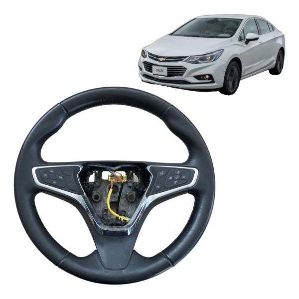 Volante Direção Cruze Ltz 2016 2017 2018 Com Comando