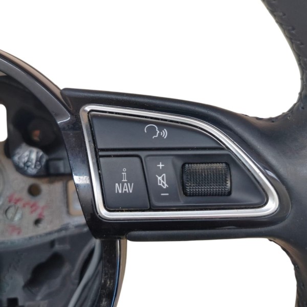 Volante Direção Audi A5 A4 2012 A 2015 Com Comando Detalhe