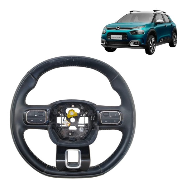 Volante Direção Citroen C4 Cactus 2017 A 2020 Com Comando