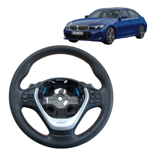 Volante Direção Bmw 320i 2012 2013 A 2017 Com Comando
