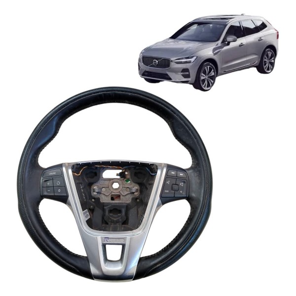 Volante Direção Volvo Xc60 R-design 2008-2013 Com Comando