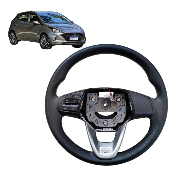 Volante Direção Hyundai Hb20 2020 2021 2022 2023 Com Comando