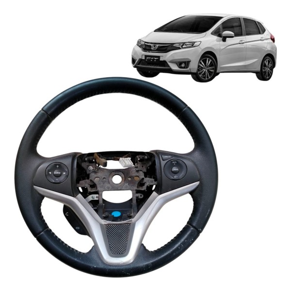 Volante Direção Honda Hrv 2016 2017 2018 A 2020 Com Comando
