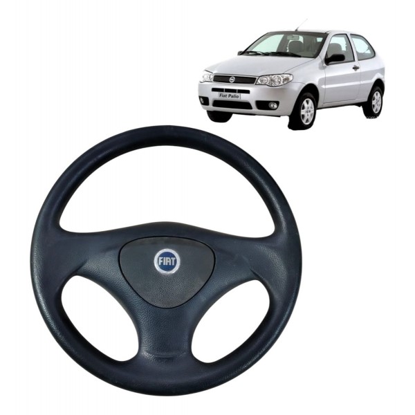 Volante Direção Fiat Palio Fire 2002 2003 A 2006 Com Buzina