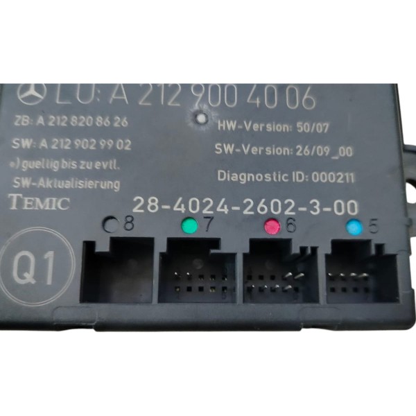 Modulo Vidro Traseiro Direito Mercedes Glk300 2009 2010 2012