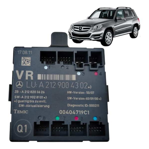 Módulo Vidro Dianteiro Direito Mercedes Glk300 2009 A 2012