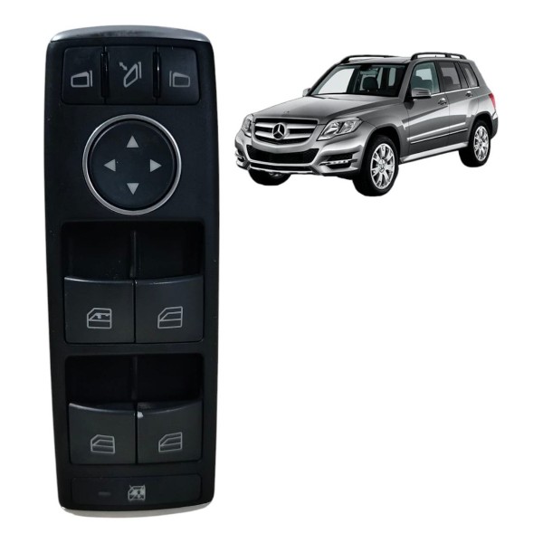 Botão Vidro Dianteiro Esquerdo Mercedes Glk300 2009 2012
