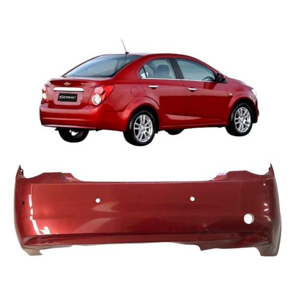 Para-choque Traseiro Sonic Sedan Ltz 2012 2013 2014 Detalhe