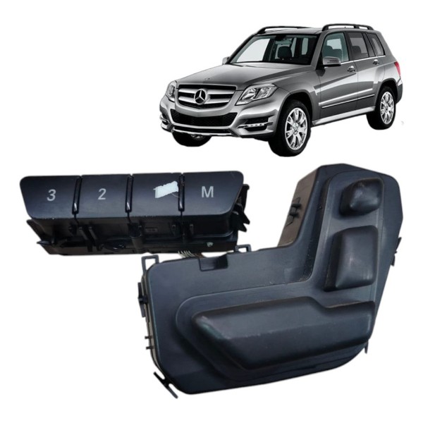 Botão Ajuste Banco Direito Mercedes Glk300 2009 2012 Detalhe