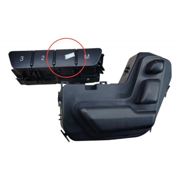Botão Ajuste Banco Direito Mercedes Glk300 2009 2012 Detalhe