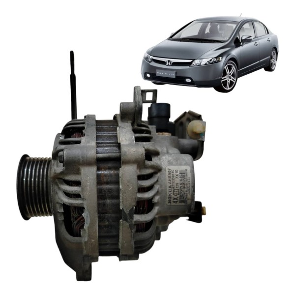 Alternador Honda Civic 1.8 2006 2007 2008 A  2012 Detalhe