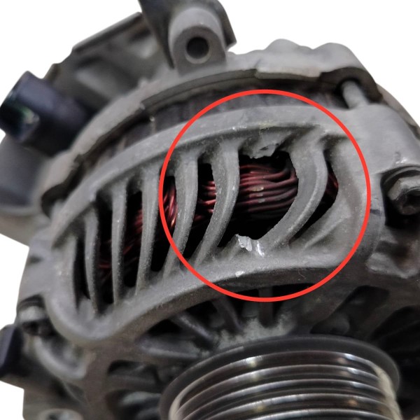 Alternador Honda Civic 1.8 2006 2007 2008 A  2012 Detalhe