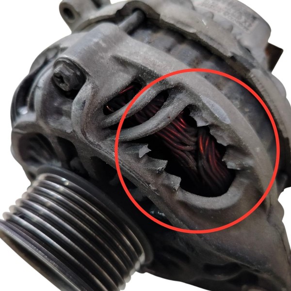 Alternador Honda Civic 1.8 2006 2007 2008 A  2012 Detalhe