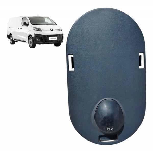 Moldura Tomada Acendedor 12v Expert Jumpy Scudo 2018 2023