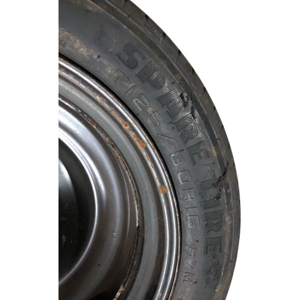 Roda Pneu Estepe Ford Focus Aro 16 2014 2015 2016    125/80