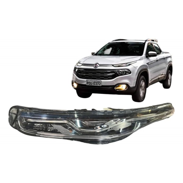 Farol Esquerdo Fiat Toro 2016 2017 2018 2020 Led Original