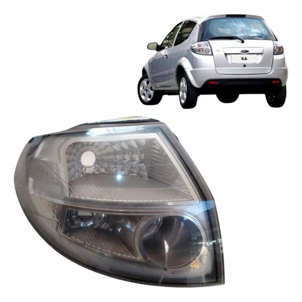 Lanterna Traseira Esquerda Ford Ka 2008 2009 2010 2011 Cinza