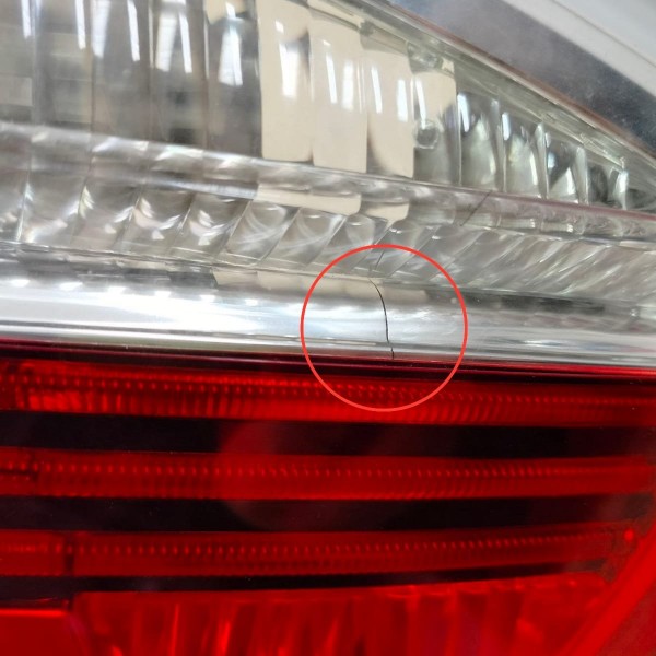 Lanterna Esquerda Tampa Traseira Bmw 335i 2007 2012 Detalhes Esquerdo/motorista Vermelho