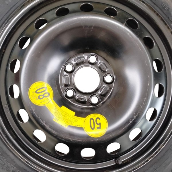 Roda Pneu Estepe Aro 17 Volvo Xc60 2012 2013 2015 125/80