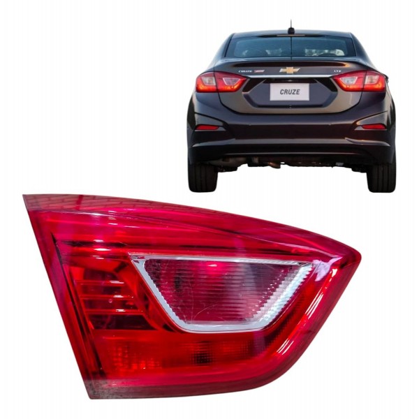 Lanterna Esquerda Tampa Traseira Cruze Sedan 2017 2018 2019