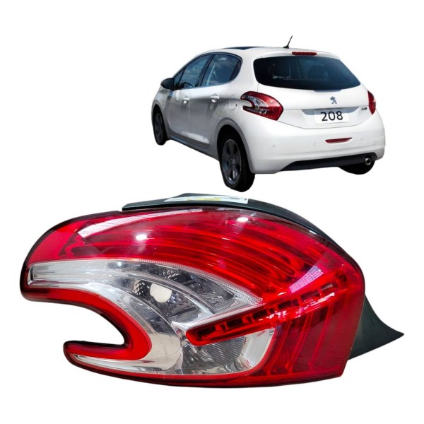 Lanterna Traseira Esquerda Peugeot 208 Griffe 2013 2015 2016