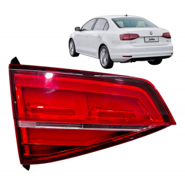 Lanterna Esquerda Tampa Traseira Vw Jetta 2016 2017 2018