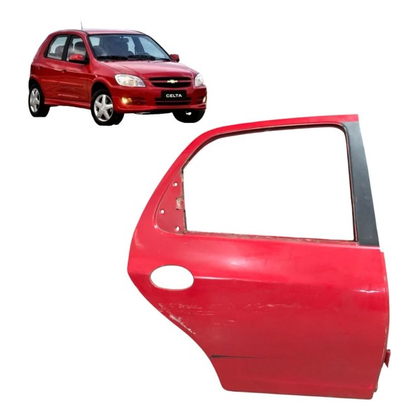Porta Traseira Direita Gm Celta 2007 2009 2012 2014 2015