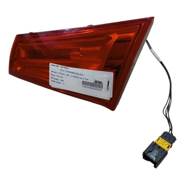 Lanterna Direita Tampa Traseira Citroen C4 Lounge 2012 2013