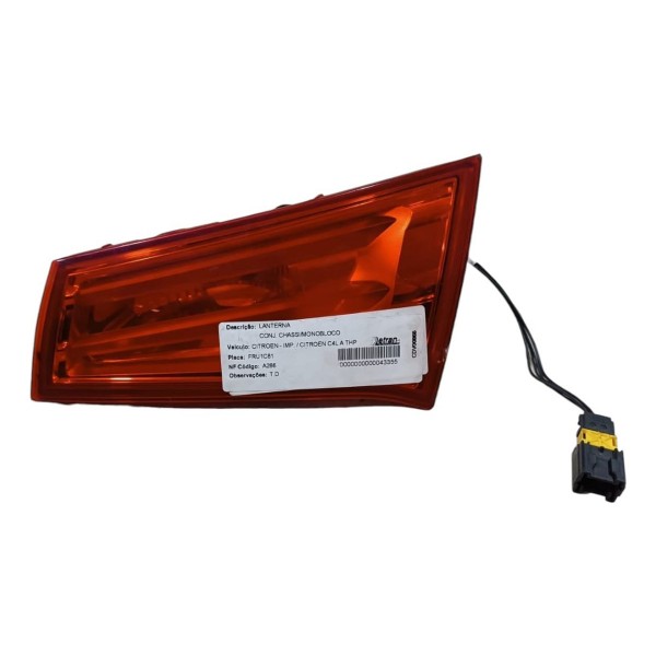 Lanterna Direita Tampa Traseira Citroen C4 Lounge 2012 2013
