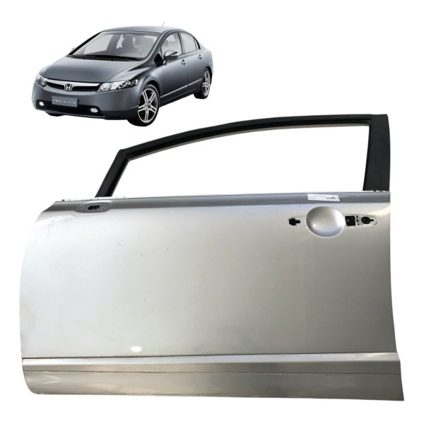 Porta Dianteira Esquerd Honda Civic 2007 2008 2009 2010 2011