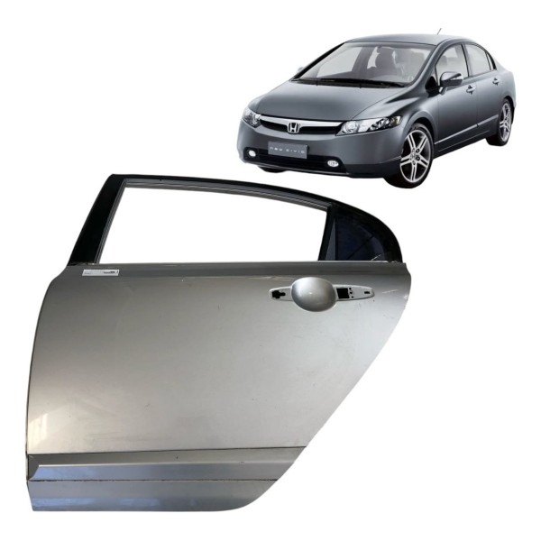 Porta Traseira Esquerda Honda Civic 2007 2008 2009 2010 2011