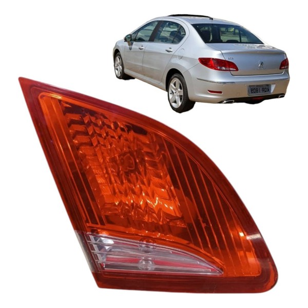 Lanterna Esquerda Tampa Traseira Peugeot 408 2012 2013 2014
