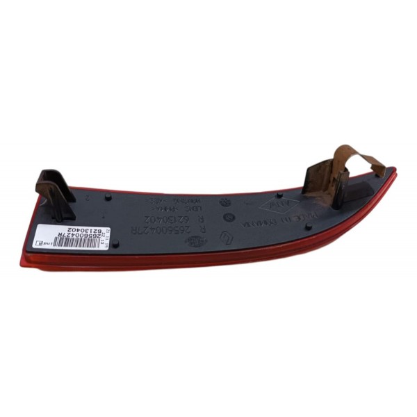 Refletor Esquerdo Parachoque Logan Sandero 2013 2015 A 2020 Vermelho