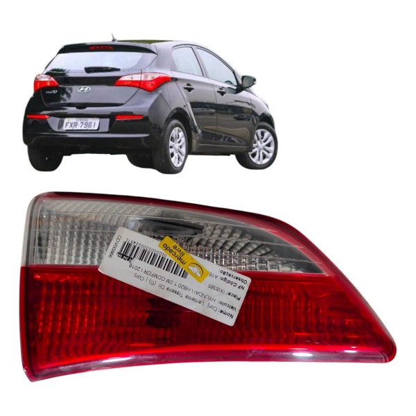 Lanterna Esquerda Tampa Traseira Hb20 Hatch 2012 2013 A 2017