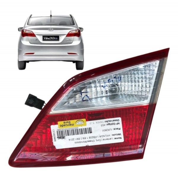 Lanterna Direita Tampa Traseira Hb20 Sedan 2014 2015 2016