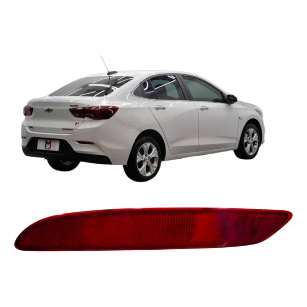 Refletor Olho Gato Esquerdo Onix Plus Sedan 2020 A 2022