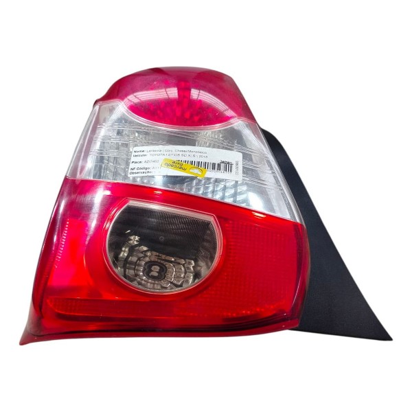 Lanterna Traseira Esquerda Toyota Etios Hatch 2013 2014 2020
