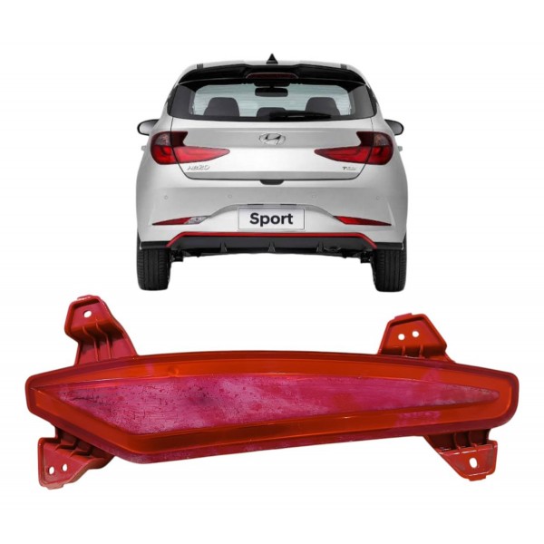 Refletor Olho Gato Direito Hyundai Hb20 Hatch 2020 2022 2023