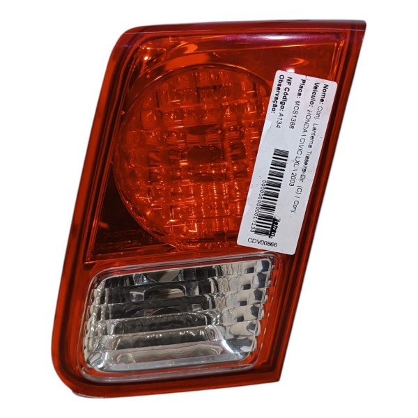 Lanterna Direita Tampa Traseira Honda Civic 2003 3004 A 2006