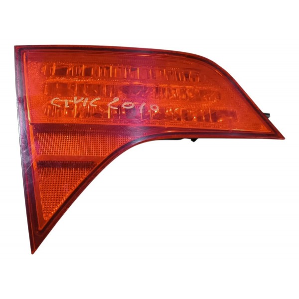 Lanterna Esquerda Tampa Honda Civic 2007 2008 2009 A 2011 Esquerdo/motorista Vermelho