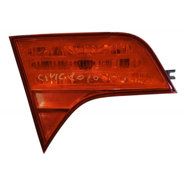 Lanterna Esquerda Tampa Honda Civic 2007 2008 2009 A 2011 Esquerdo/motorista Vermelho