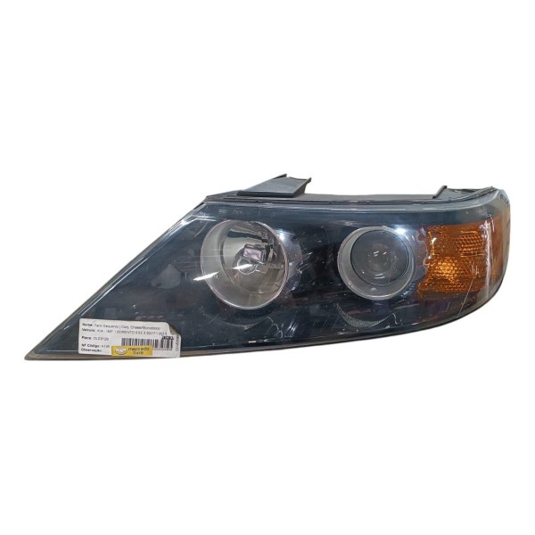 Farol Esquerdo Kia Sorento 2010 2011 2012 Xenon Detalhe