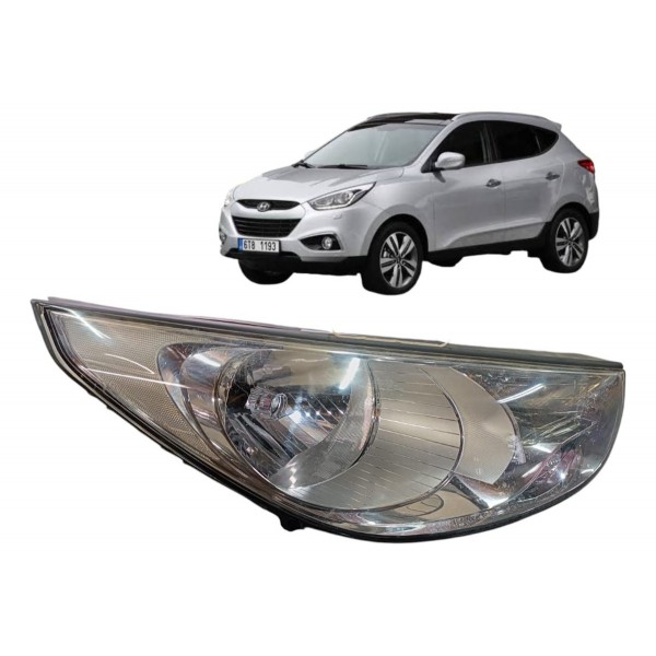 Farol Direito Hyundai Ix35 2010 2011 2012 2013 2015 Detalhe
