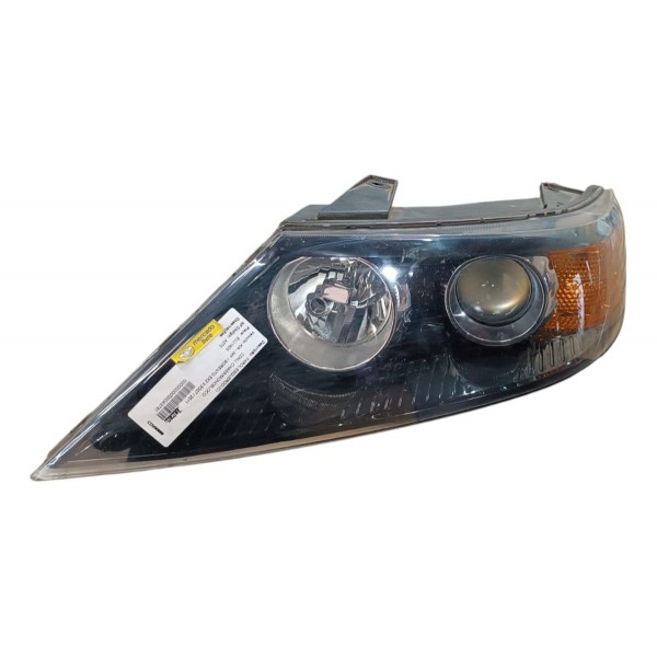 Farol Esquerdo Kia Sorento 2011 2012 Xenon Mascara Ngra