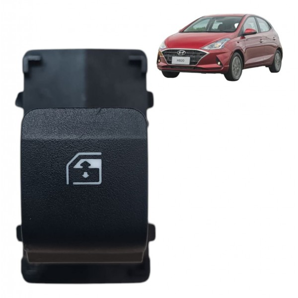 Botão Vidro Elétrico Porta Traseira Hyundai Hb20 2020 A 2022