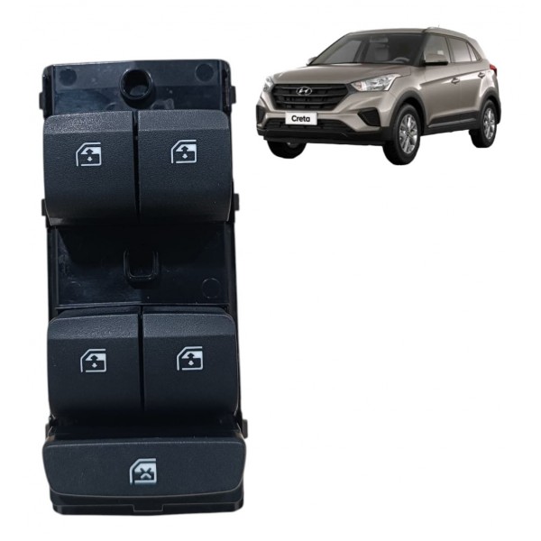Botão Vidro Dianteiro Esquerdo Hyundai Creta Hb20 2020 2024